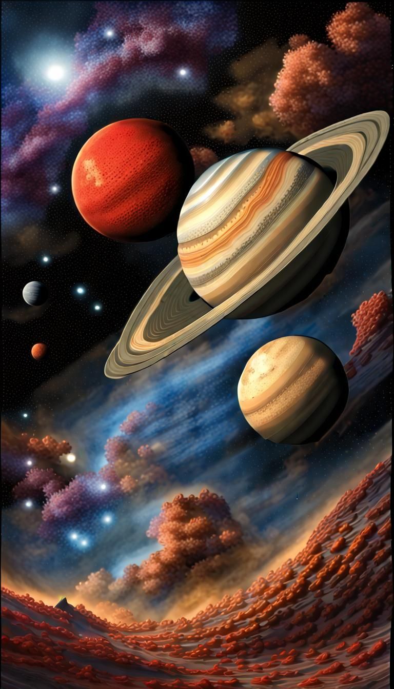 Planetary Formation: A Living System in Digital Art