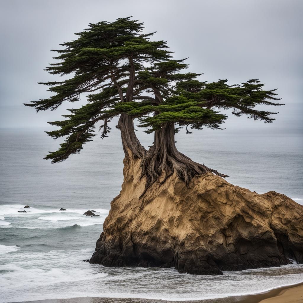 Cypress Tree on the Carmel