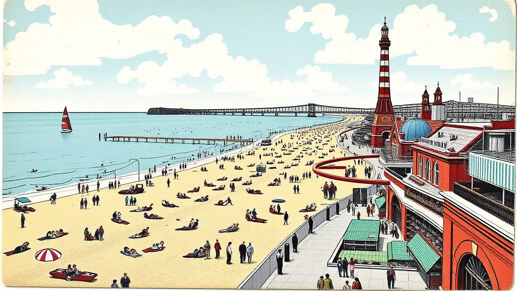 Blackpool Funny Seaside Postcard