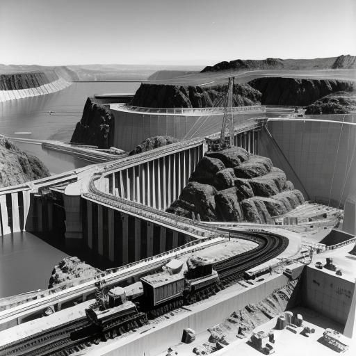 Hoover Dam Construction Start Marked by Silver Spike