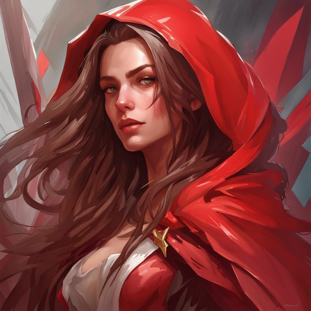 Detailed Portrait of a Female Rogue with Knives