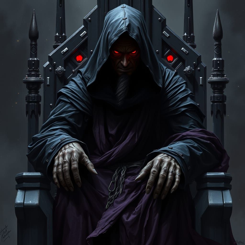 Sith Emperor on Space Throne
