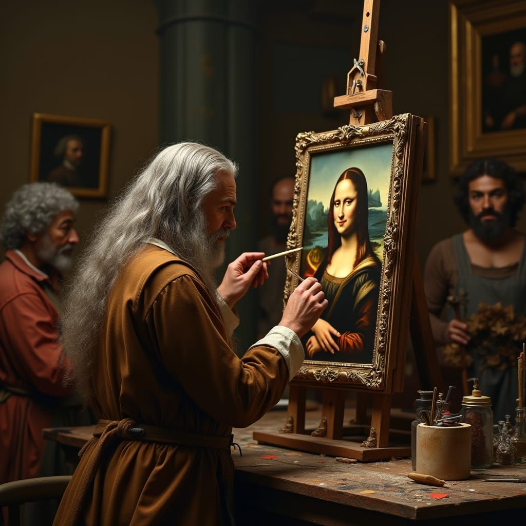 Leonardo da Vinci's Workshop: Painting the Mona Lisa