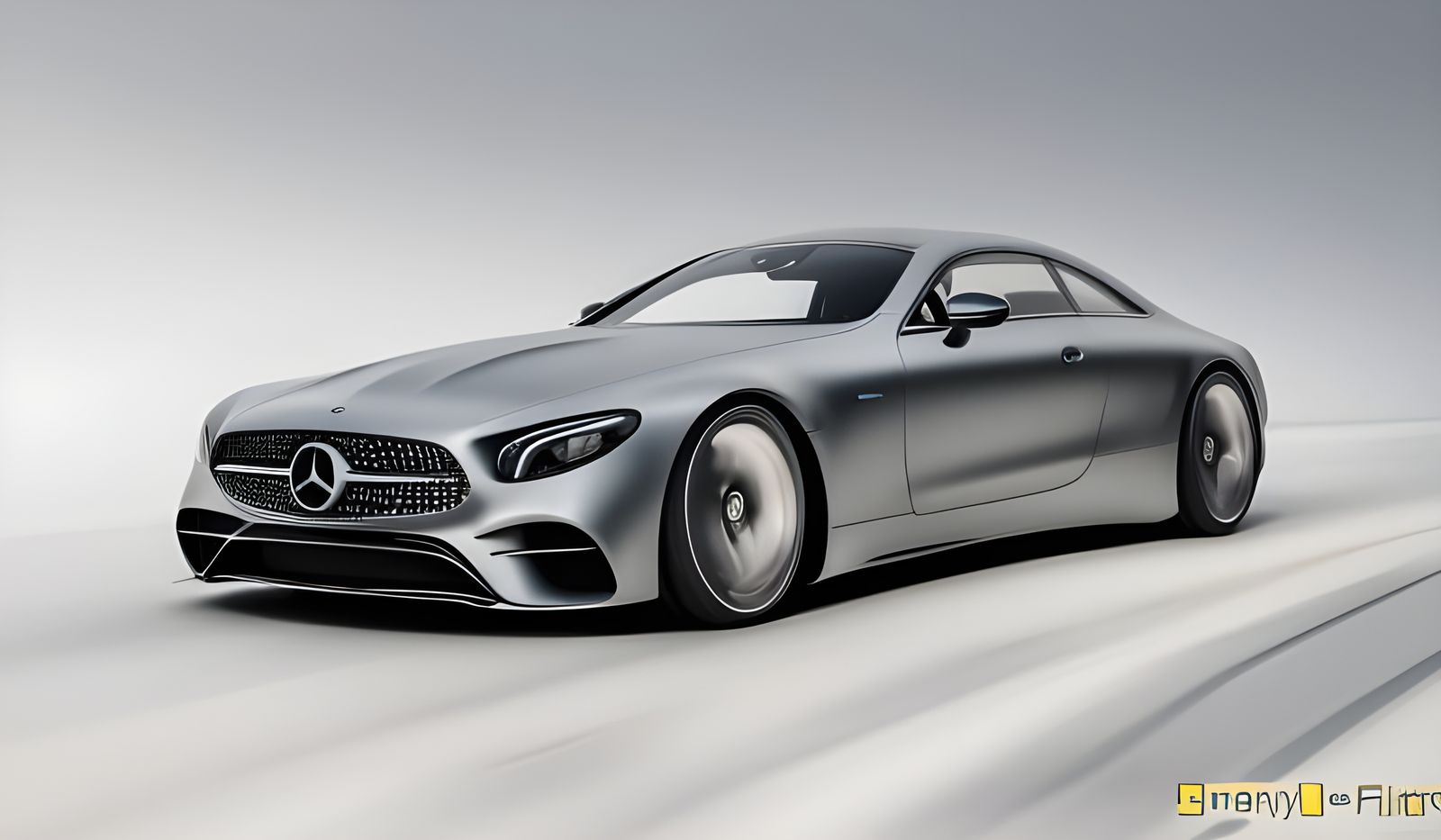 Mercedes Prototype in Hyperrealistic Photographic Style