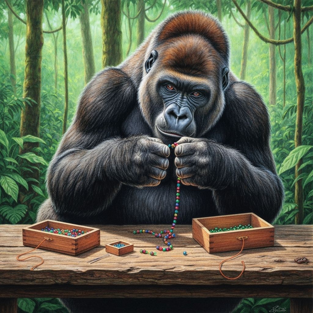 Gorilla Crafts Bijou in Vivid Jungle Glade