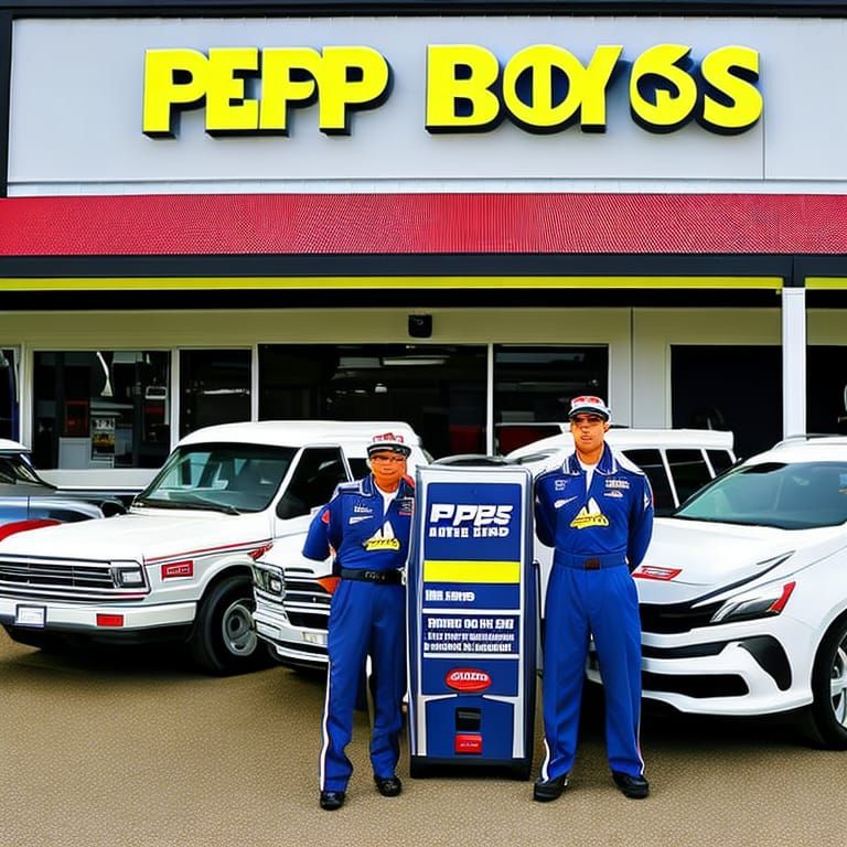 The Pep Boys Illustration