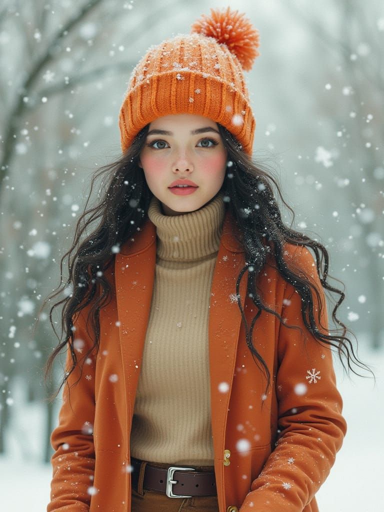 February Personified in Whimsical Fantasy Art