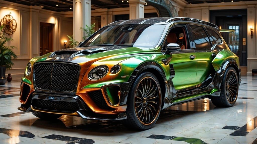 Luxury SUV Concept with Spectral Gradient Paint