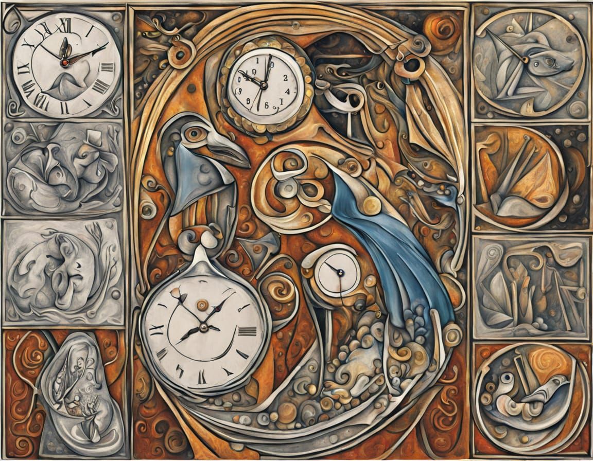 Abstract Time and Symbolism in Picasso Style