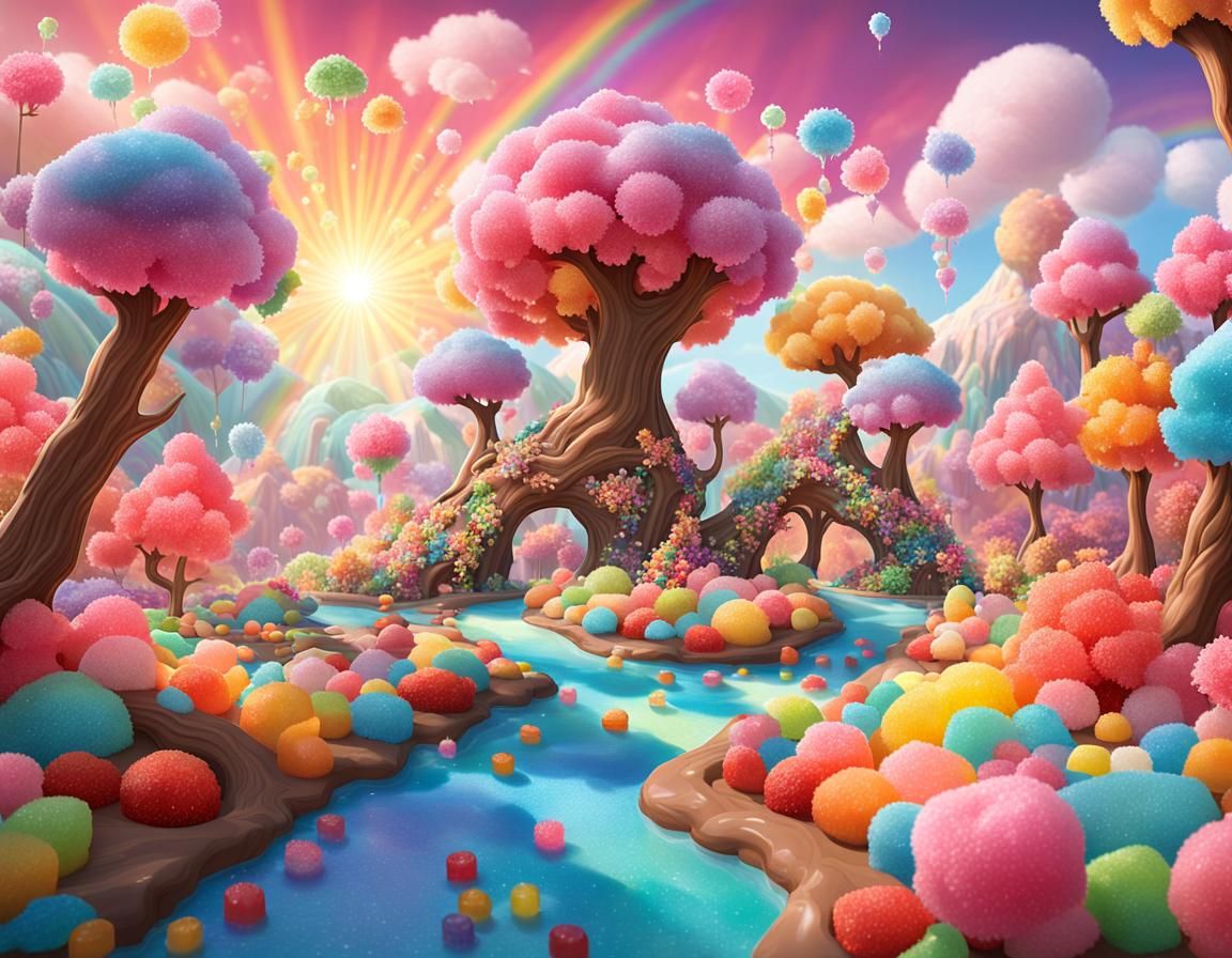 Candy realm wonderland
