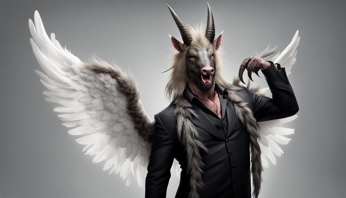 Comical Demon Boss with Bizarre Features