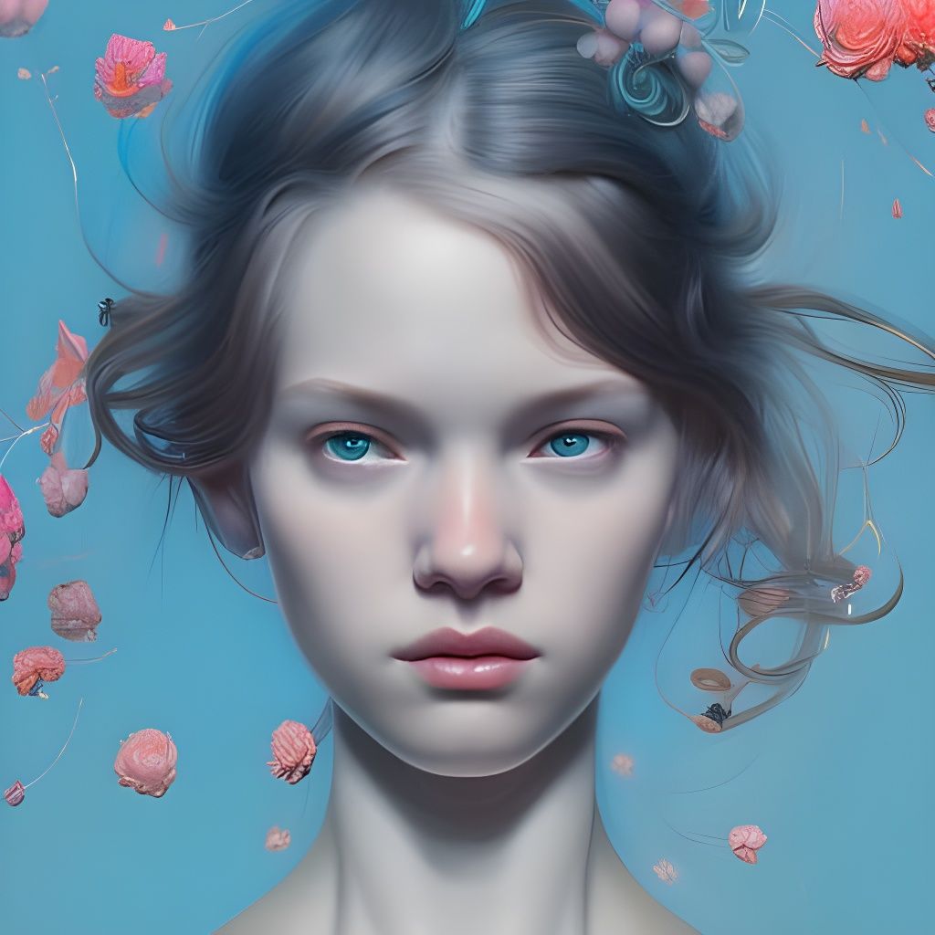 Detailed Portrait of a Girl, Concept Art