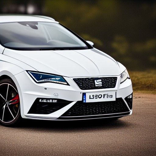 White Seat Leon Combi in F1 Style