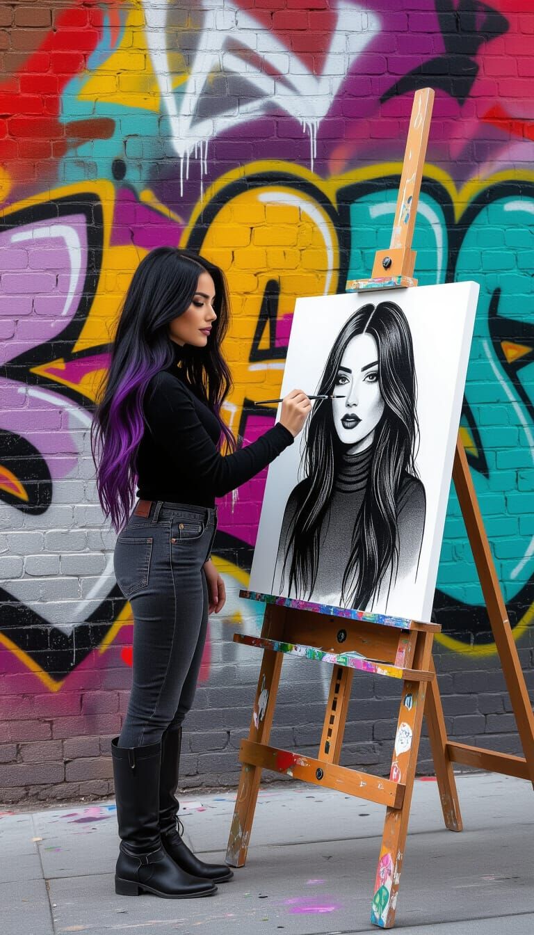 Art Lady:  HiDream I1 Dev