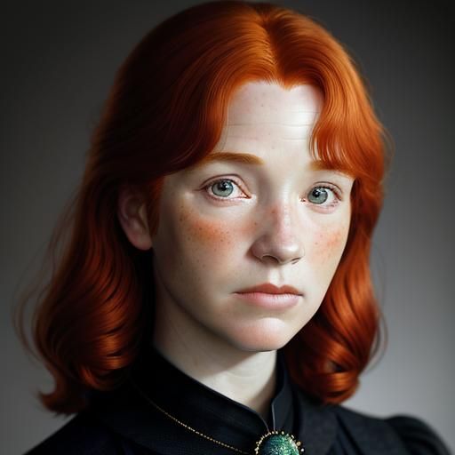 Portrait of Red-Haired Orphan Girl: Anne Shirley