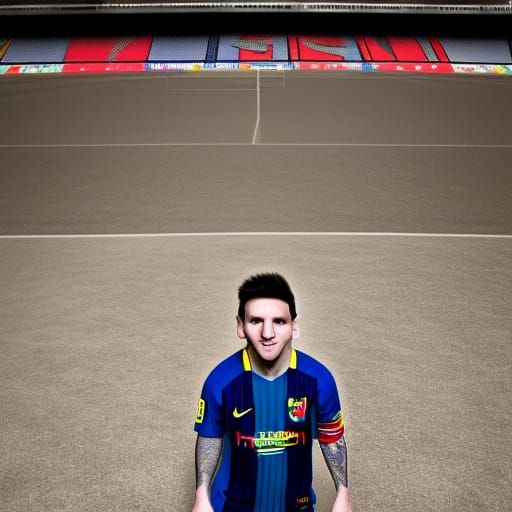 Lionel Messi Autistic With Big Head: Photo