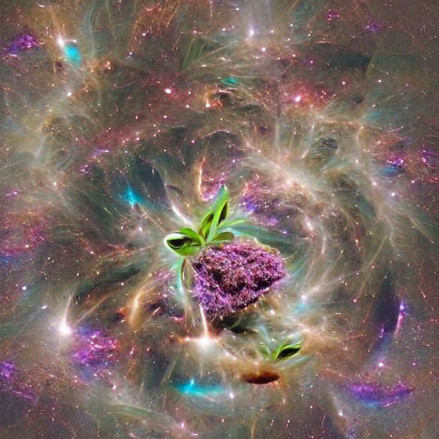 Stylized Cannabis Plant in Cartoon Style