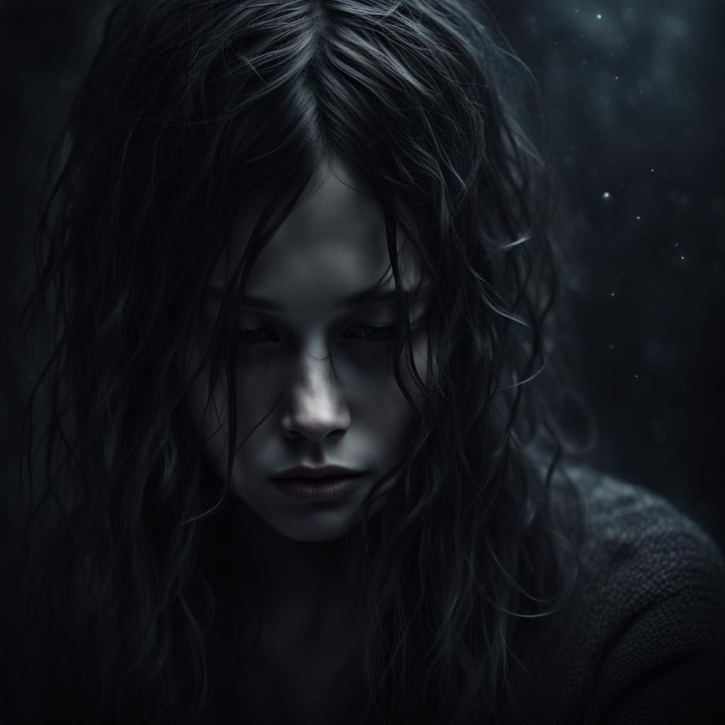 Surreal Dark Landscape Evokes Silence