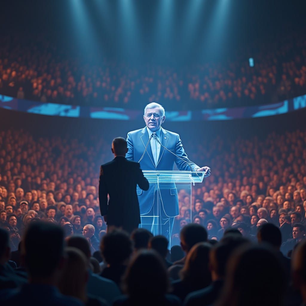 Ethereal President Delivers Inspiring Speech to a Thrilled S...