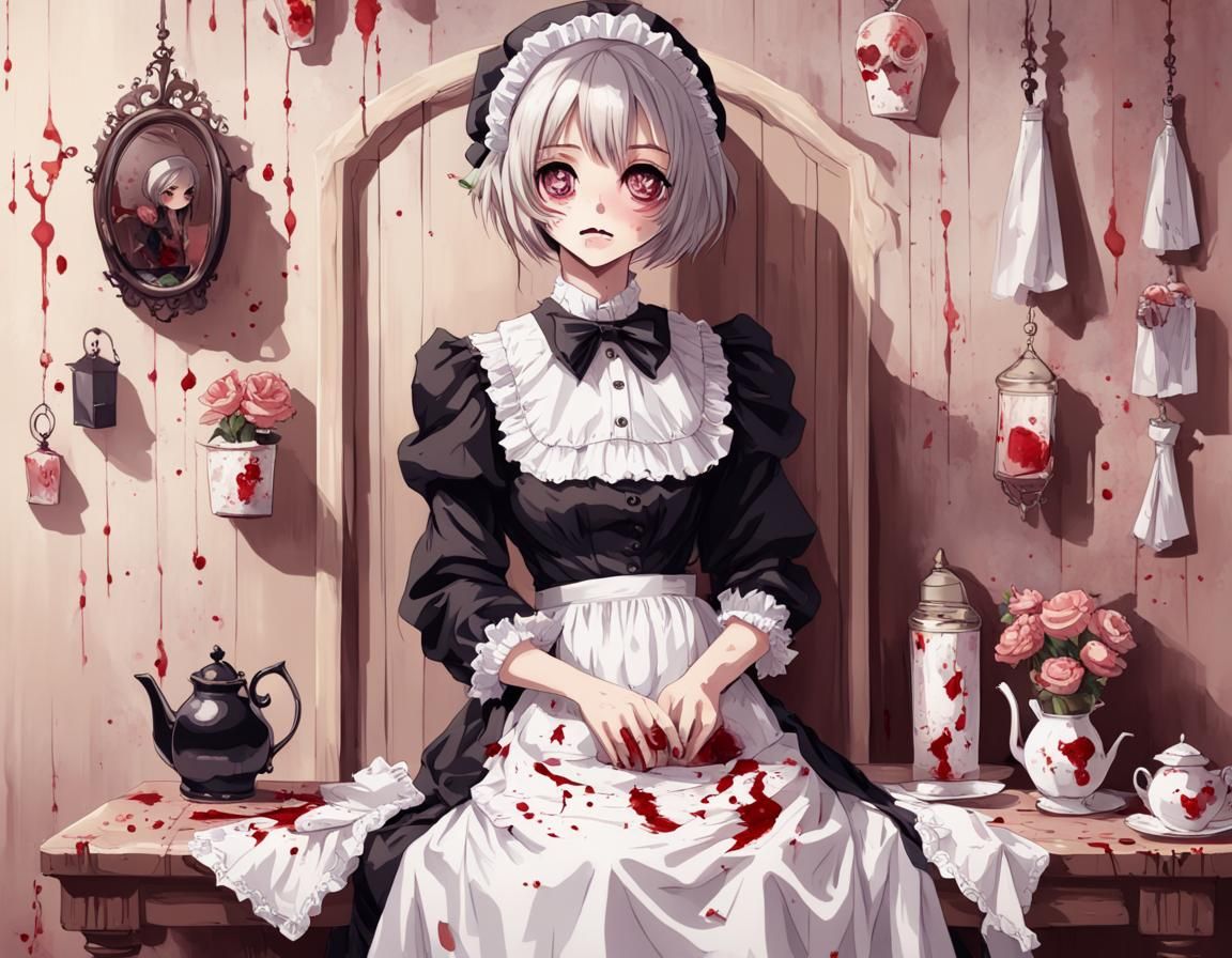 Kawaii Horror: Bloody Maid's Victorian Tea Party