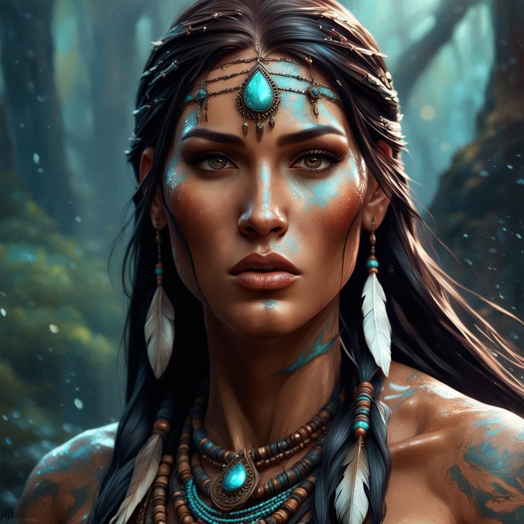 Pocahontas, the Chieftan's Daughter