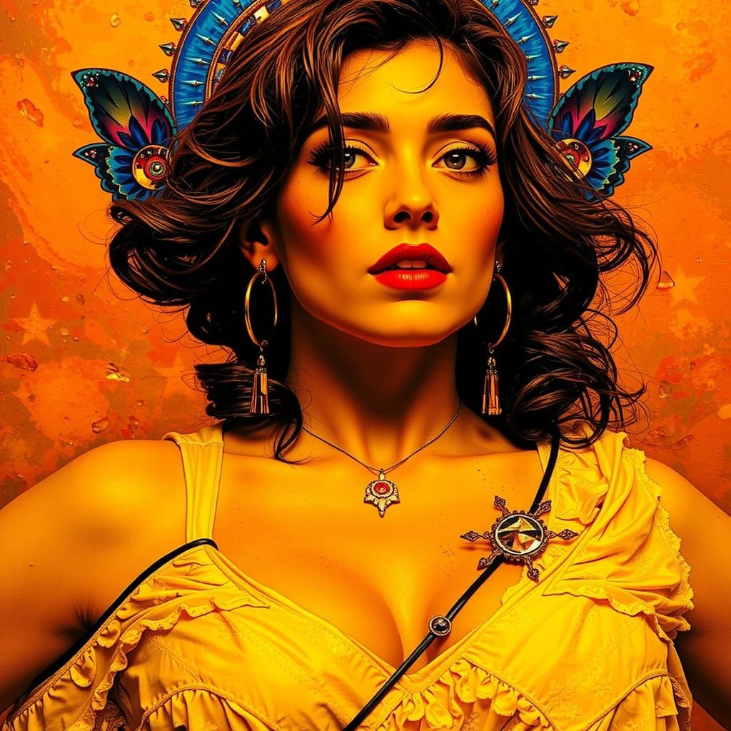 Iridescent Shell Layers in Ethereal Light