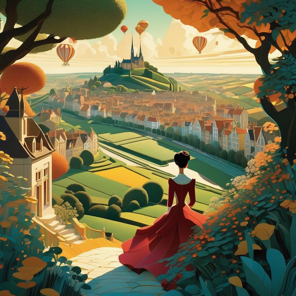 Normandy Landscape Escapes Storybook in Maximalist 3D