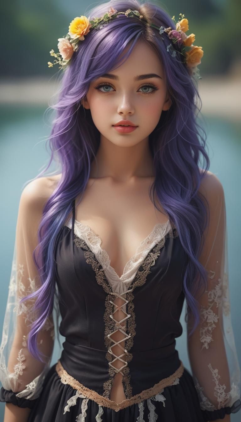 Portrait of an Amazing Attractive Dreamer