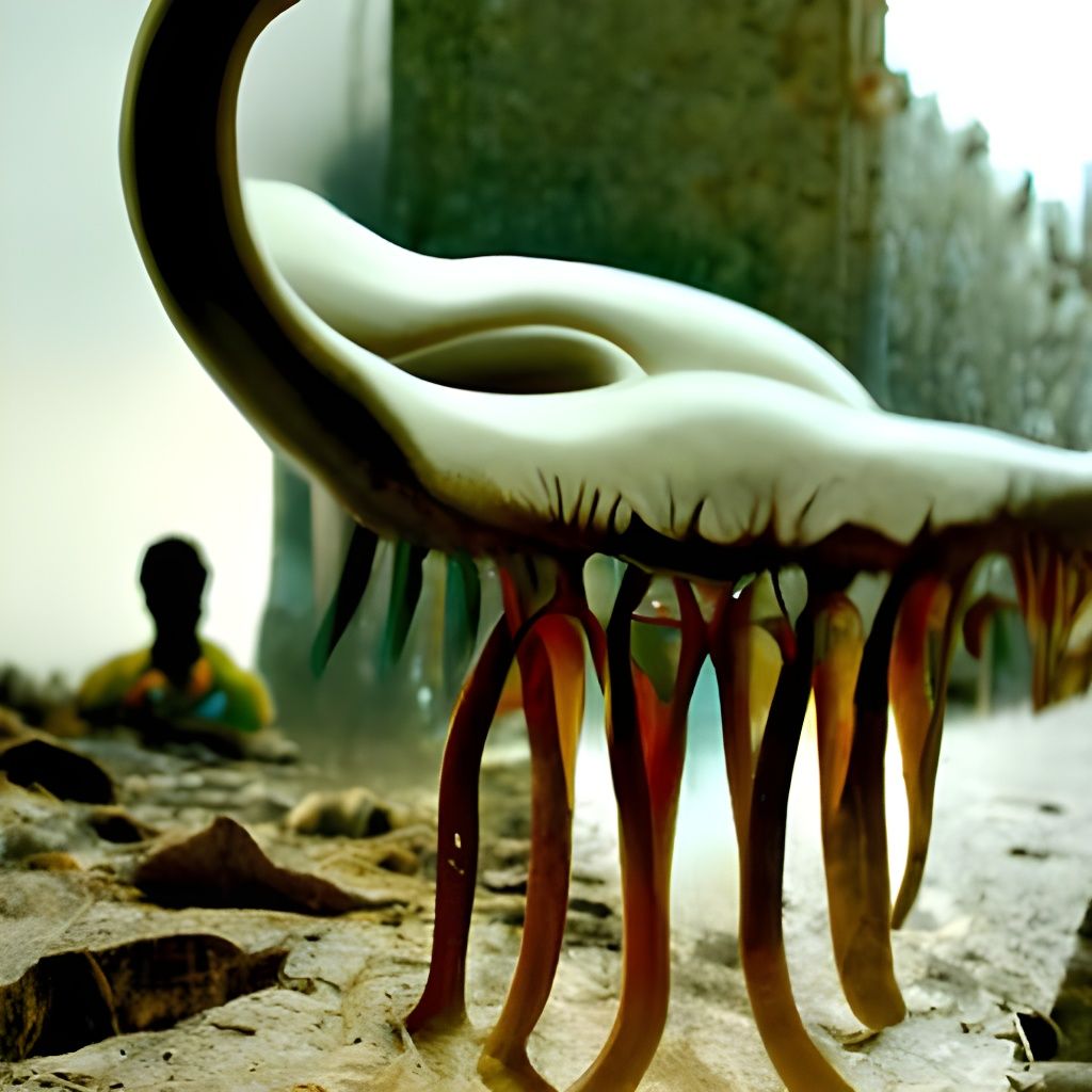 Giant Carnivorous Worm in Indus River: Surreal Horror