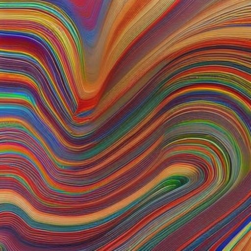 Hyperrealistic Optical Illusion with Rainbow Spectrum