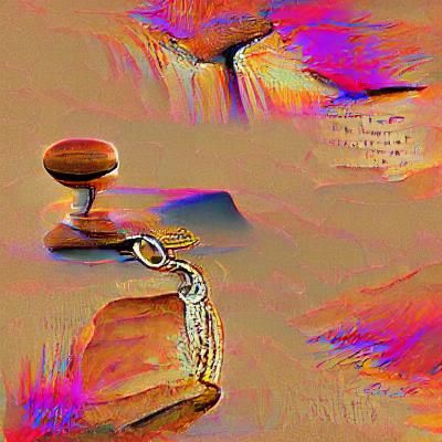 Abstract AI Image Generated From Blank Prompt