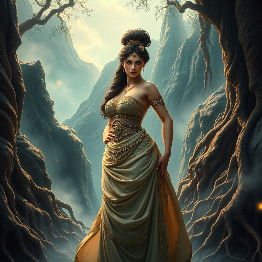 Calliope: Muse of Epic Poetry in Dreamscape