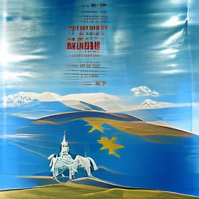 Mongolian Horde Discovers Bering Strait: Poster Art