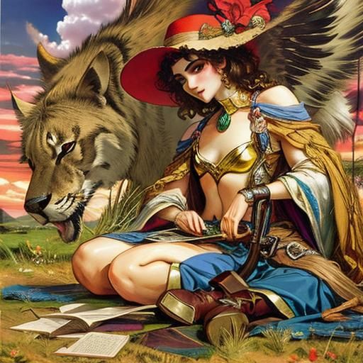 Dreamy Ethereal Fantasy in Bold Colors