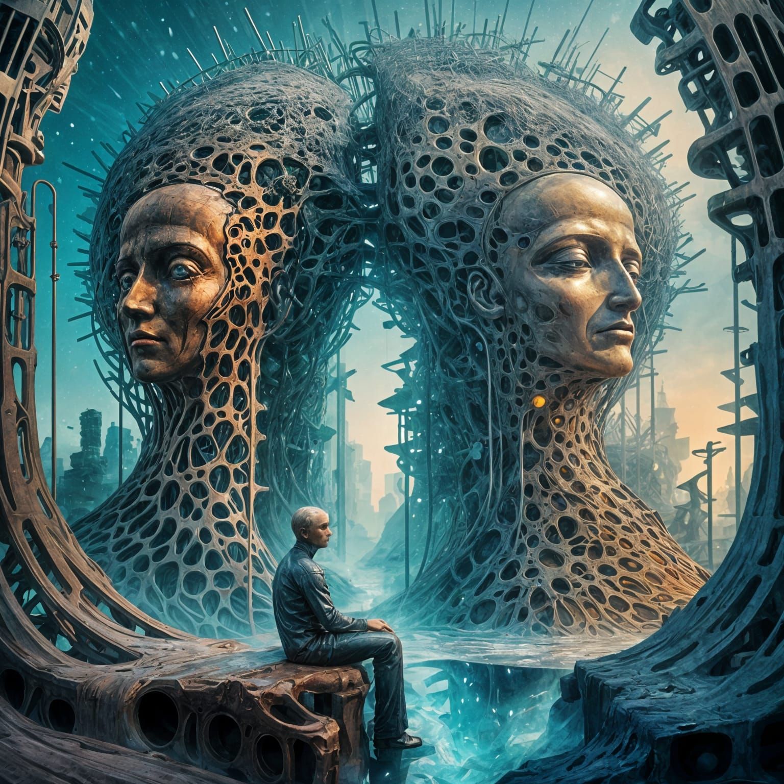 Dystopian Brutalism: A Man at the End of Time