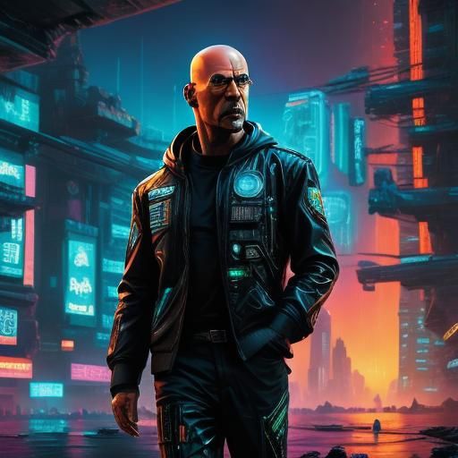 Cyberpunk Hood in Thunderbirds Aircraft/Submarine