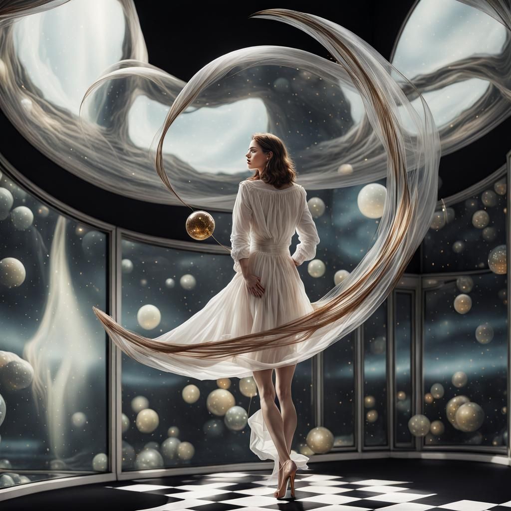 Ethereal Alien Beings in Dreamy Digital Art