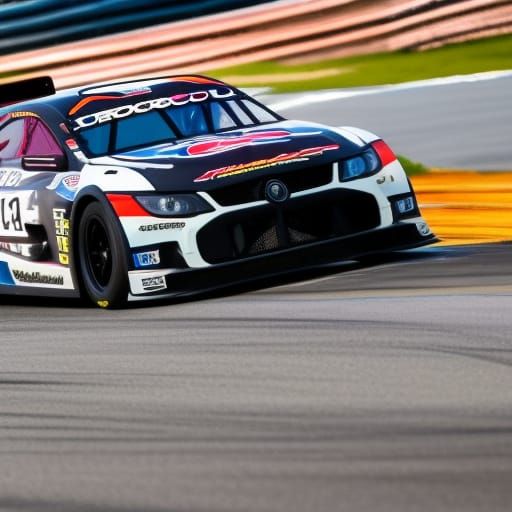 High-Speed Race Car Generated by AI