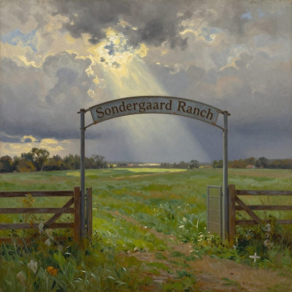 Sondergaard Ranch Landscape Oil Painting