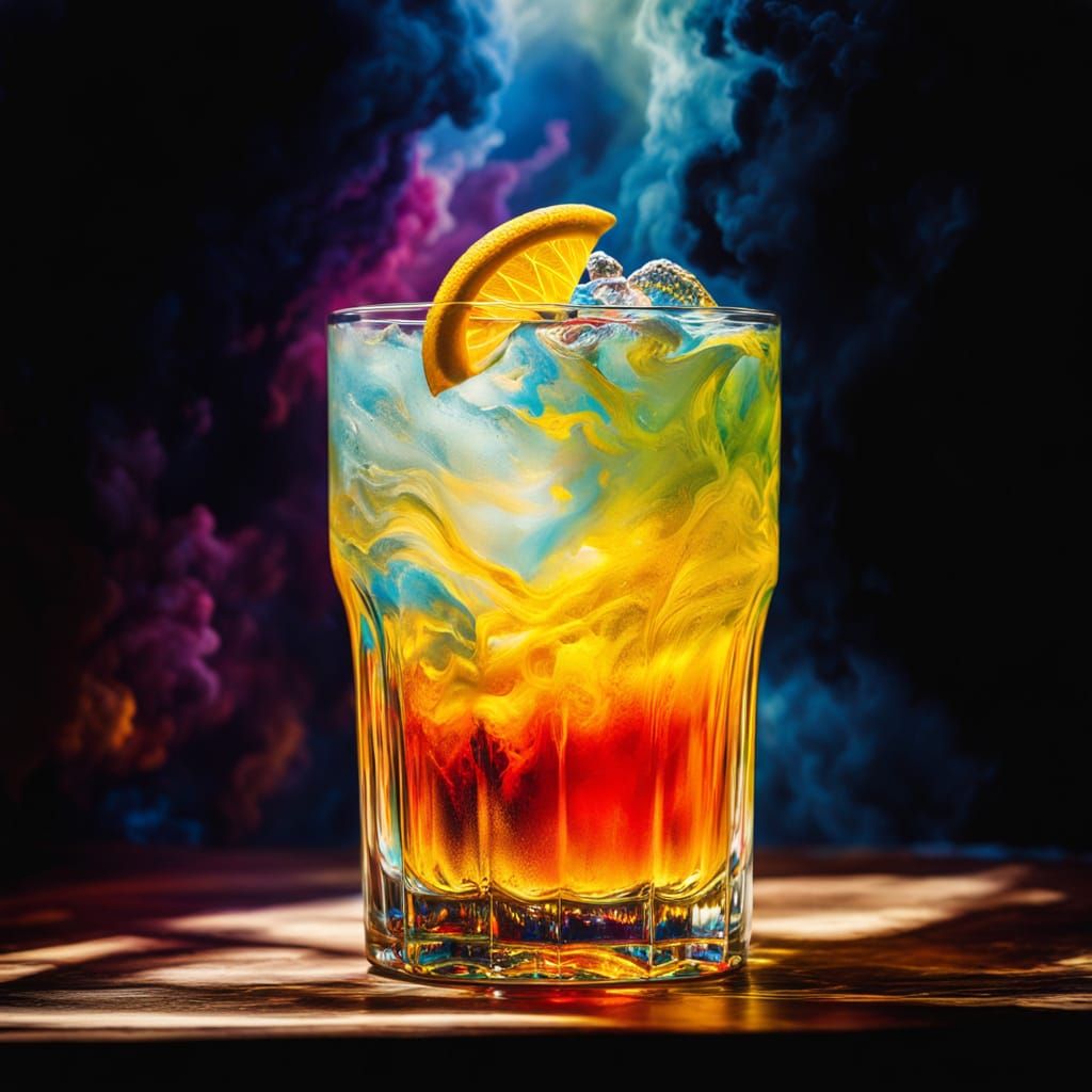 Drinking away my sorrows...