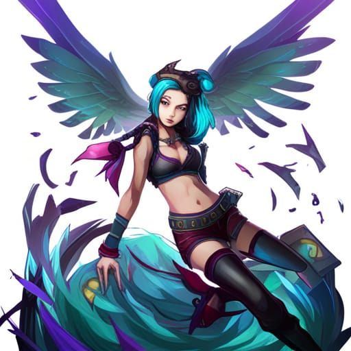 League of Legends Jinx AI Rendition