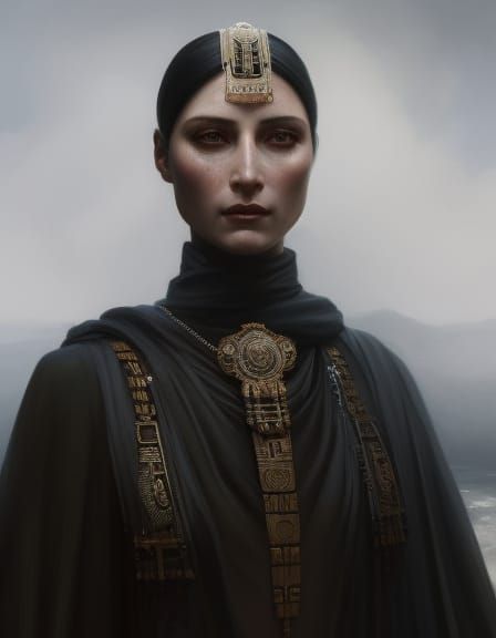 Dea Tacita: Mute Roman Death Goddess Portrait