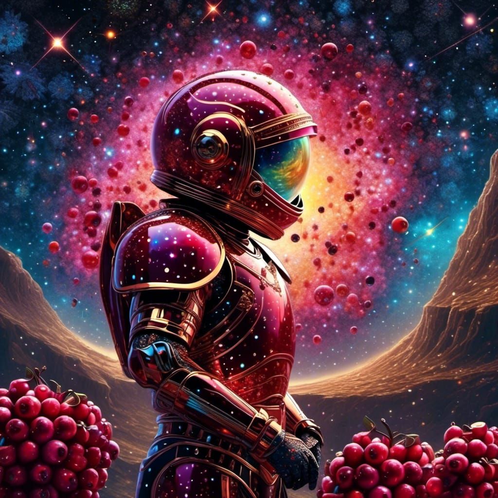 Surreal Pomegranate of Stars and Constellations