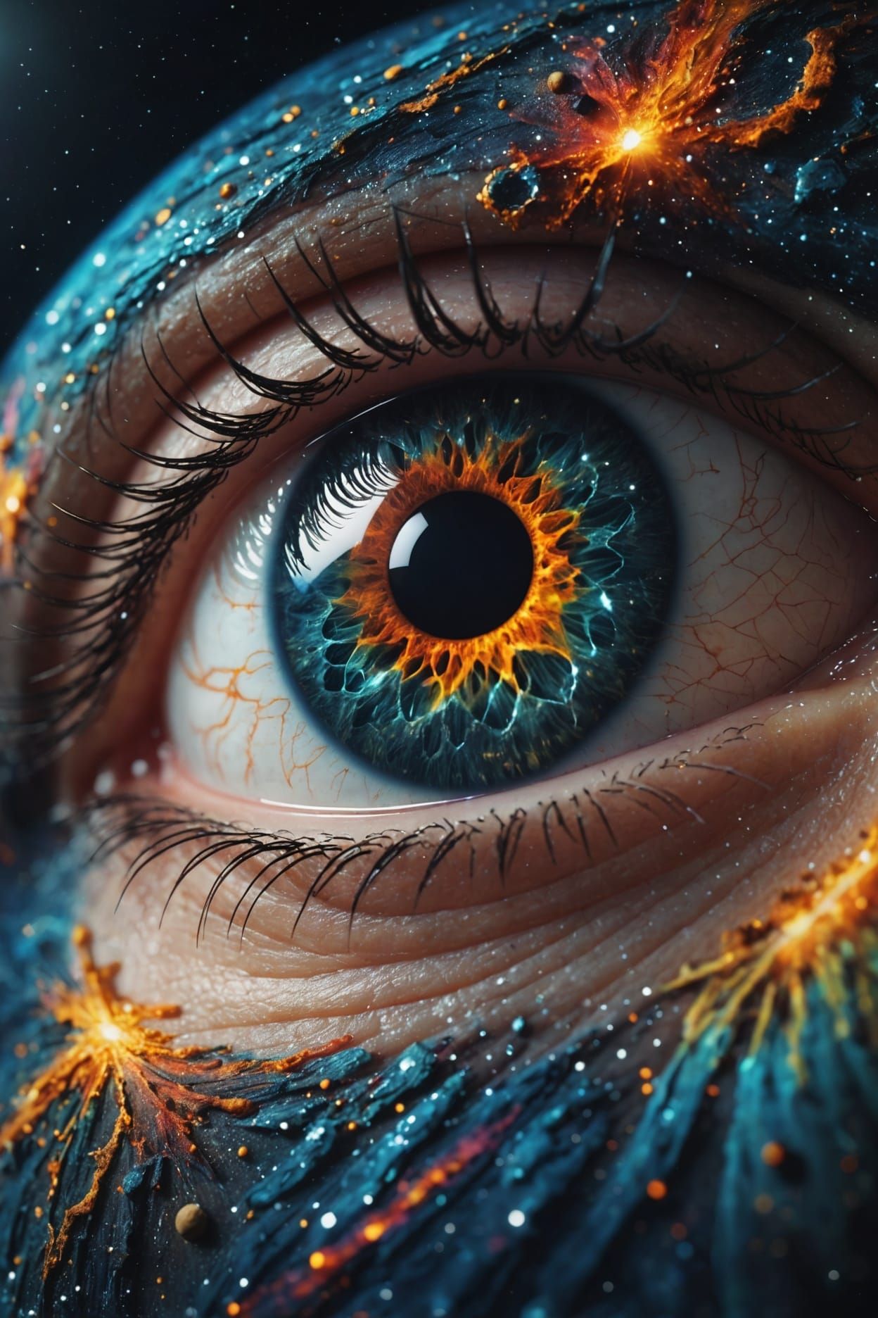 Hyperrealistic God's Eye Reveals the Universe