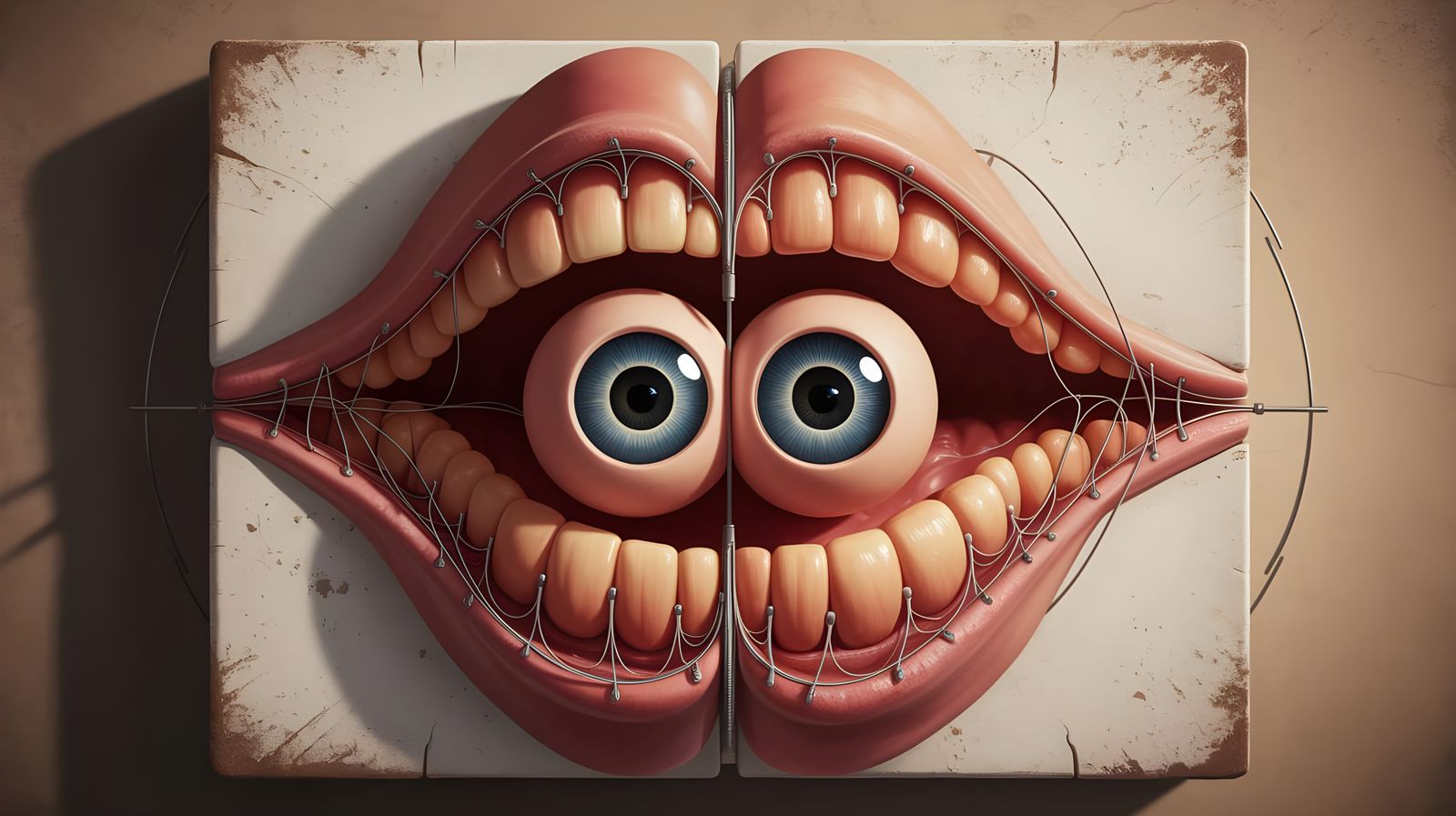 Anatomical Dissection of the Human Face in Intricate Detail