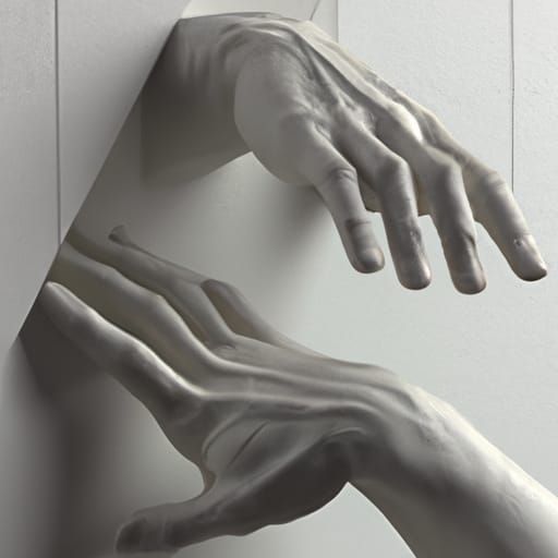 hands and the wall