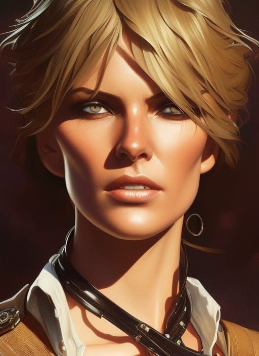 Roland Deschain Portrait in Hyperdetailed Style