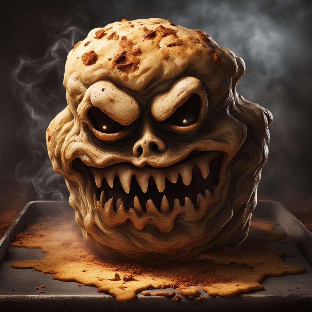 Scary Sinister Biscuit: A Greg Rutkowski Inspired Image