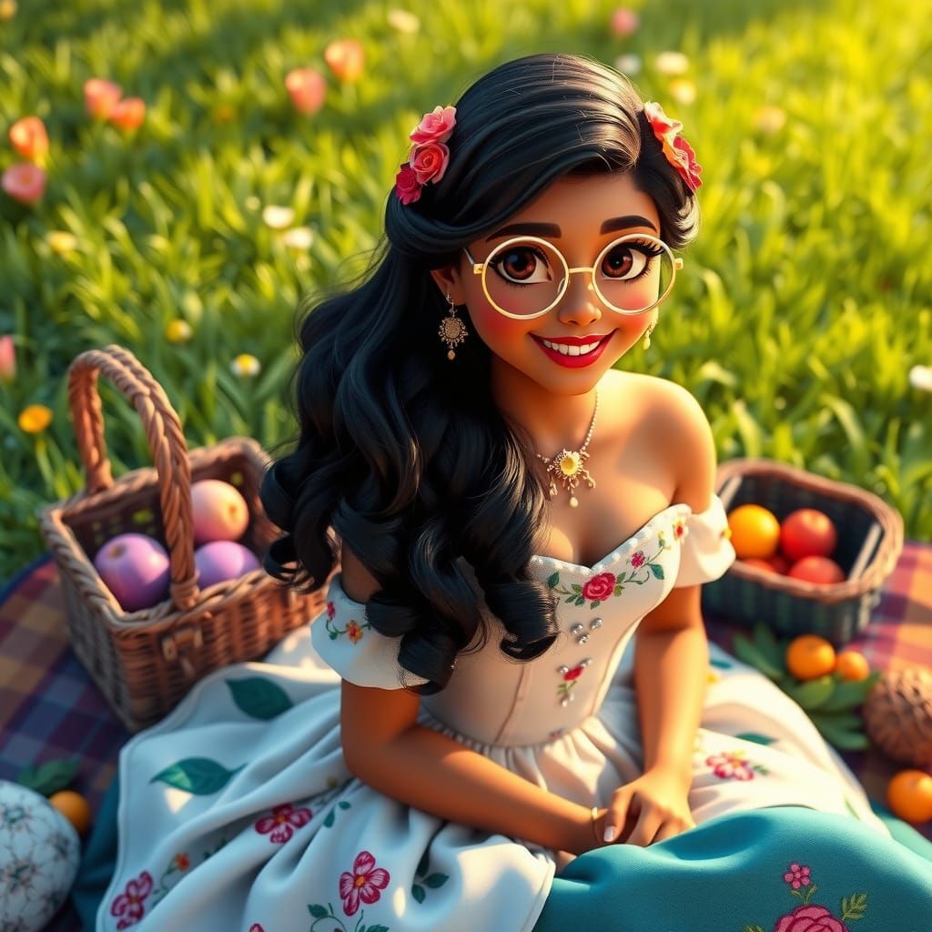 Mirabel Madrigal Basks in Springtime Elegance