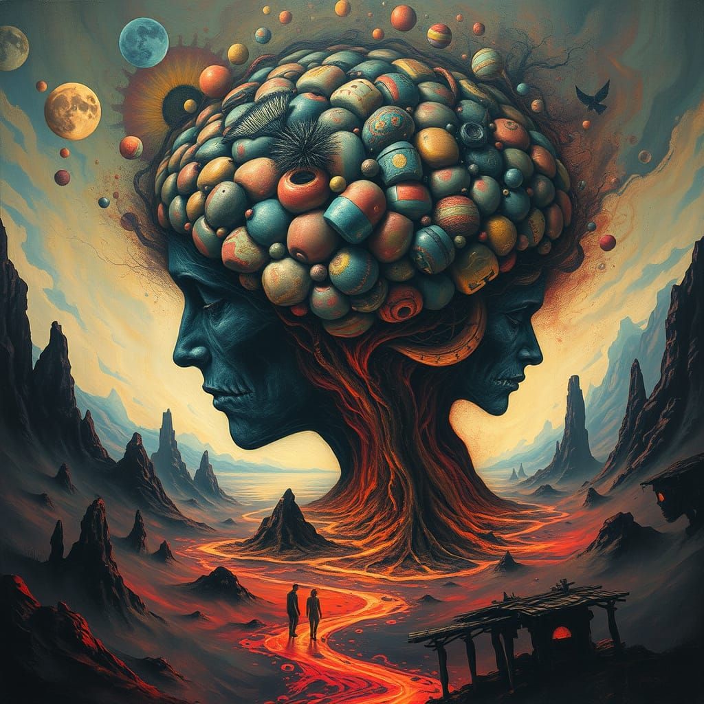 Surreal Landscapes of Mental Disintegration in a Dreamlike A...